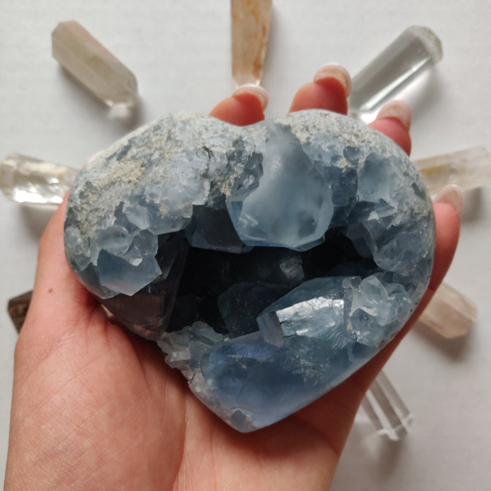 Celestite Heart (#6) - Simply Affinity