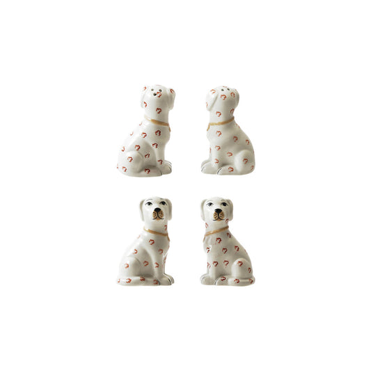 Ceramic Dog Shaped Salt & Pepper Shakers