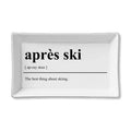 Ceramic Tray, Apre's Ski