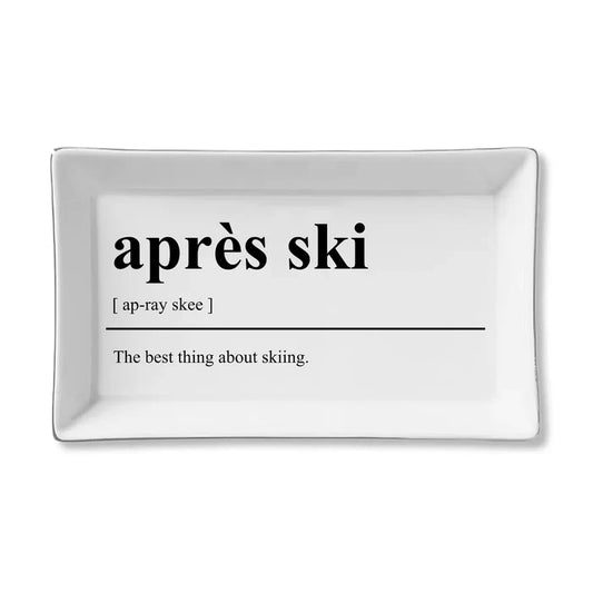 Ceramic Tray, Apre's Ski