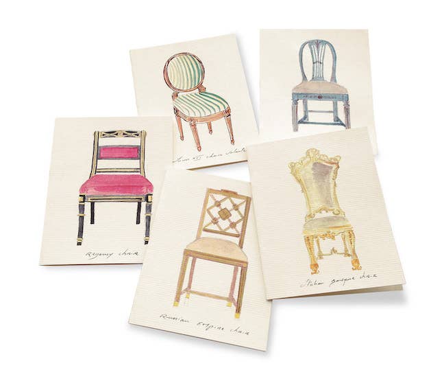 Chair Note Cards