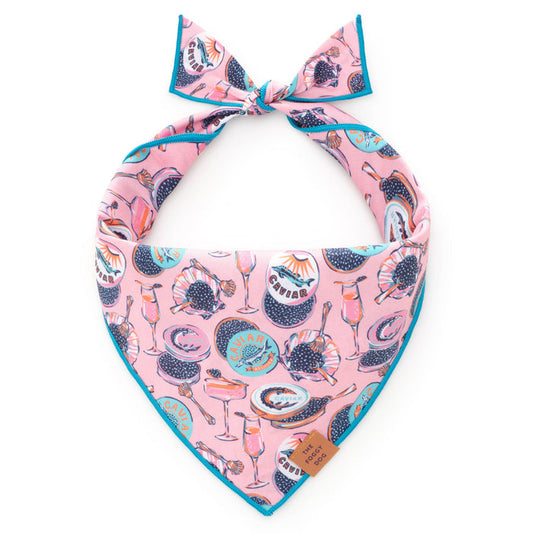 Champagne and Caviar Dog Bandana
