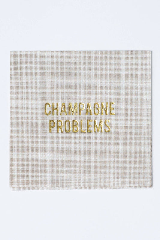 Champagne Problems Disposable Cocktail Napkins