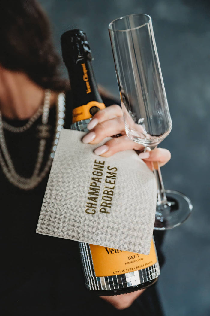 Champagne Problems Disposable Cocktail Napkins