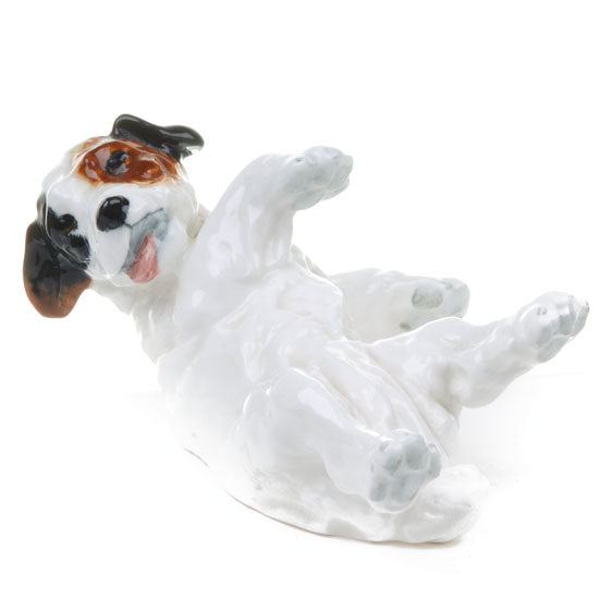Character Dog Lying on Back
