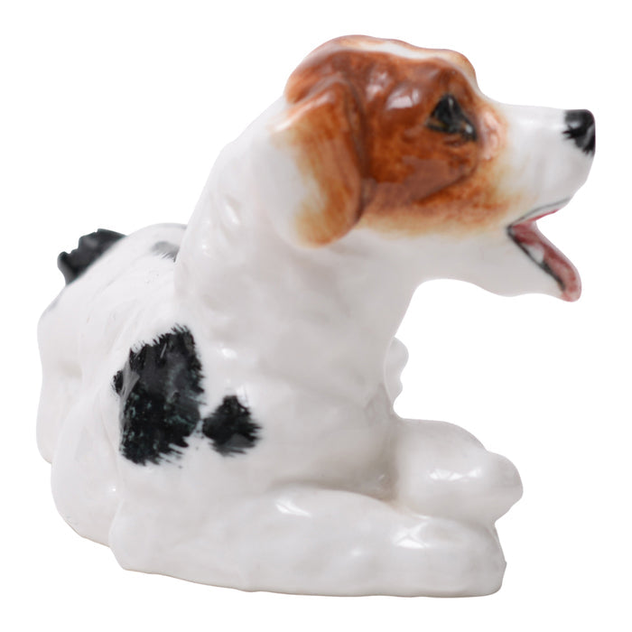 Character Dog Lying, Panting  HN1101 dog sculpture