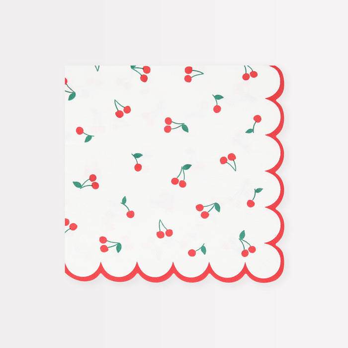 Cherry Pattern Large Napkins