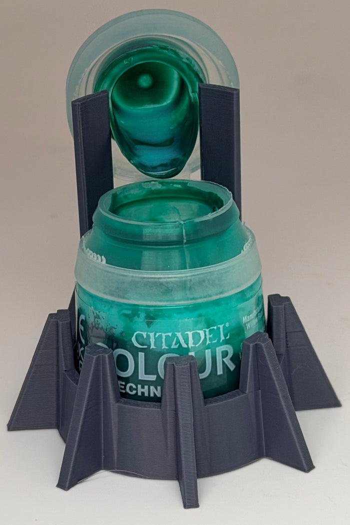 Citadel-Compatible Paint Pot Holder With Lid Catch
