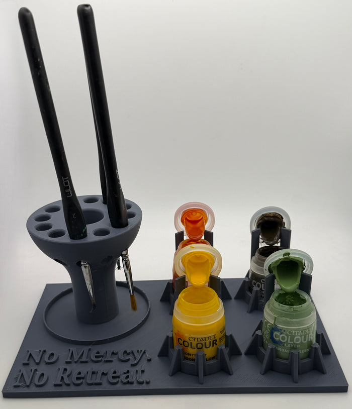 Citadel Paint Pot Holder & Brush Stand – Warhammer Painting Organiser