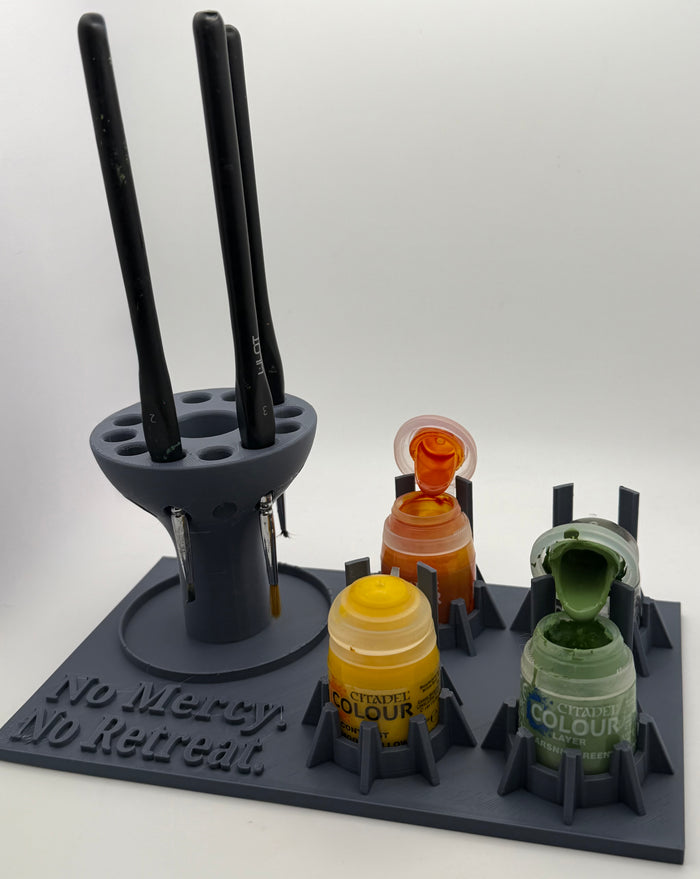 Citadel Paint Pot Holder & Brush Stand – Warhammer Painting Organiser