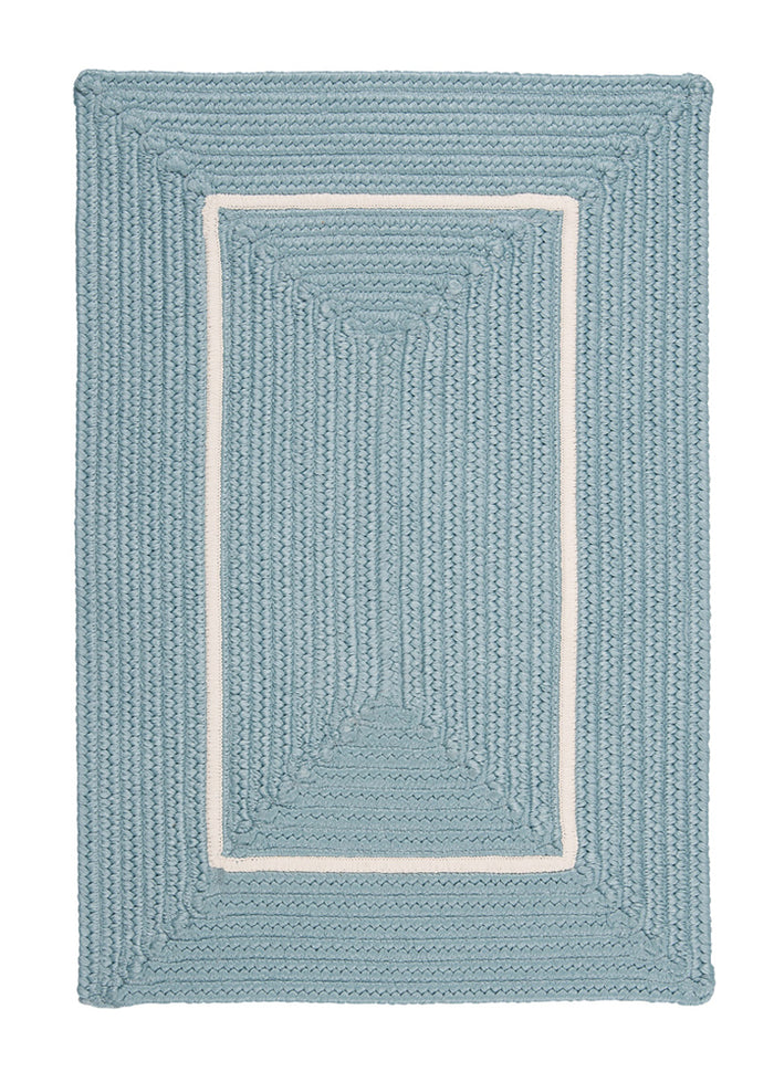 Colonial Mills Floor Decorative Doodle Edge - Light Blue 3' x 5' Rectangle Rug