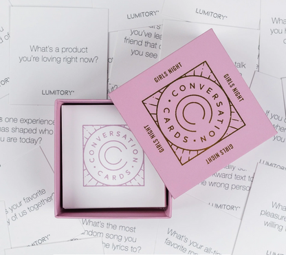 Conversation Cards For Girls Night