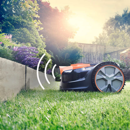 Cordless Robot Lawn Mower with Smart Sensors & Boundary-Free Operation