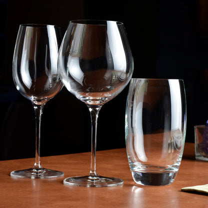 Italian Premium Bourgogne Red Wine Glasses | 22.25oz | Crescendo | Set of 4 - Luigi Bormioli USA