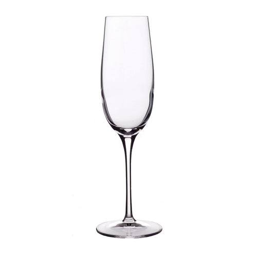 Italian Premium Flute Glasses | 8.25oz | Crescendo | Set of 4 - Luigi Bormioli USA
