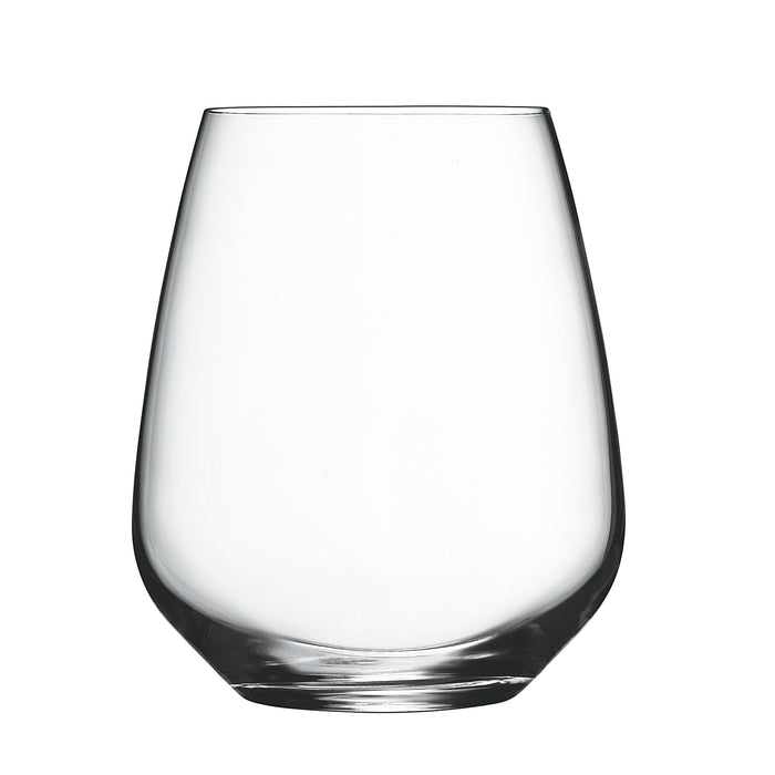 Italian Premium Stemless Wine Glasses | 23.25oz | Crescendo | Set of 4 - Luigi Bormioli USA