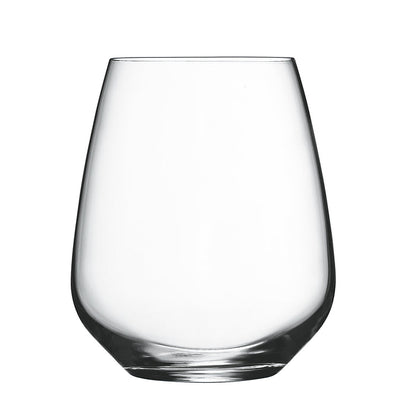 Italian Premium Stemless Wine Glasses | 23.25oz | Crescendo | Set of 4 - Luigi Bormioli USA
