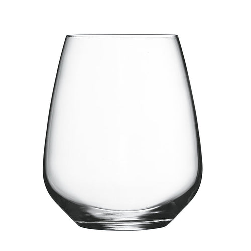 Italian Premium Stemless Wine Glasses | 23.25oz | Crescendo | Set of 4 - Luigi Bormioli USA