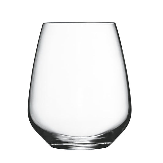Italian Premium Stemless Wine Glasses | 23.25oz | Crescendo | Set of 4 - Luigi Bormioli USA