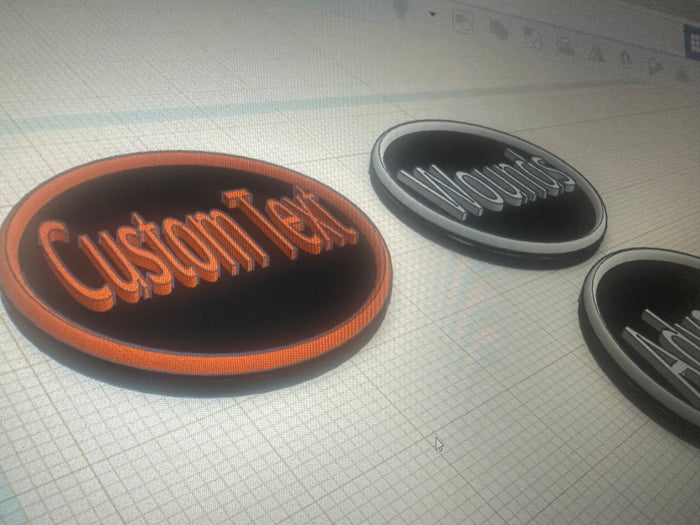 Custom Tabletop Gaming Tokens -  Personalised Set (10, 15 or 25) - UK Delivery Included.