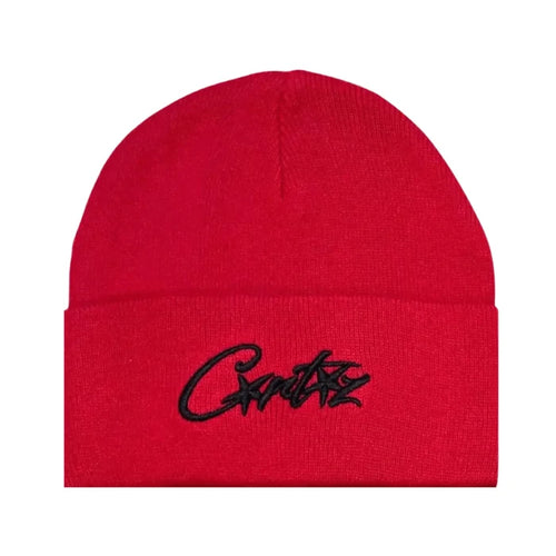 Czapka Corteiz Allstarz Folded Beanie - Red/Black CORTEIZ Czapki