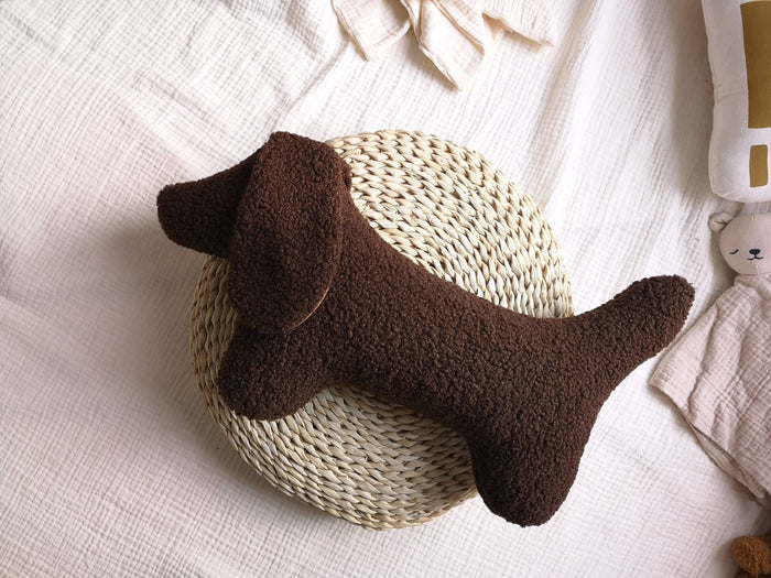 Dachshund Dog Plush Throw Pillow - 5 colors