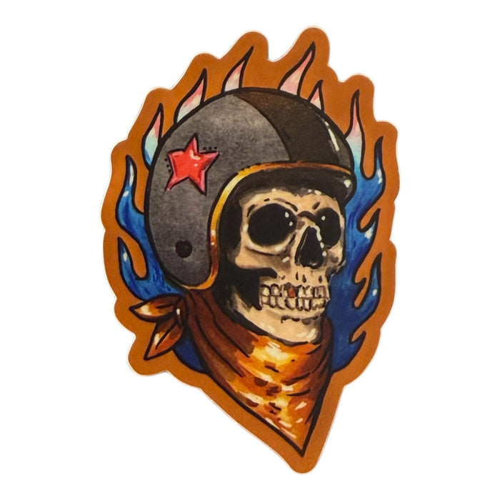 Daredevil Skull Sticker