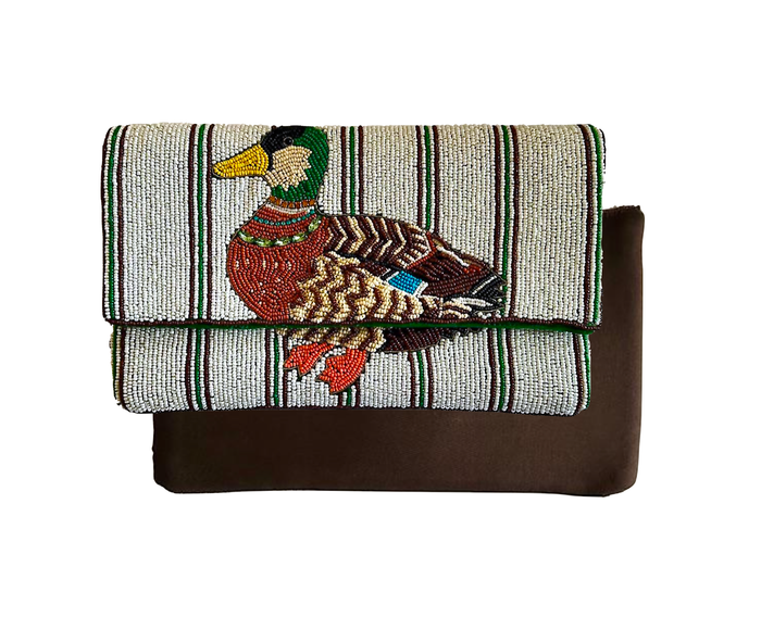 Duck Crossbody Beaded Bag Lily Posh