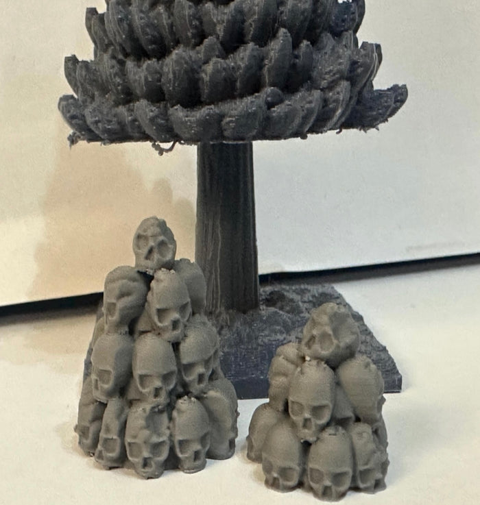 Fantasy Skull Pile Scatter Terrain – 28 to 32mm - UK delivery included.