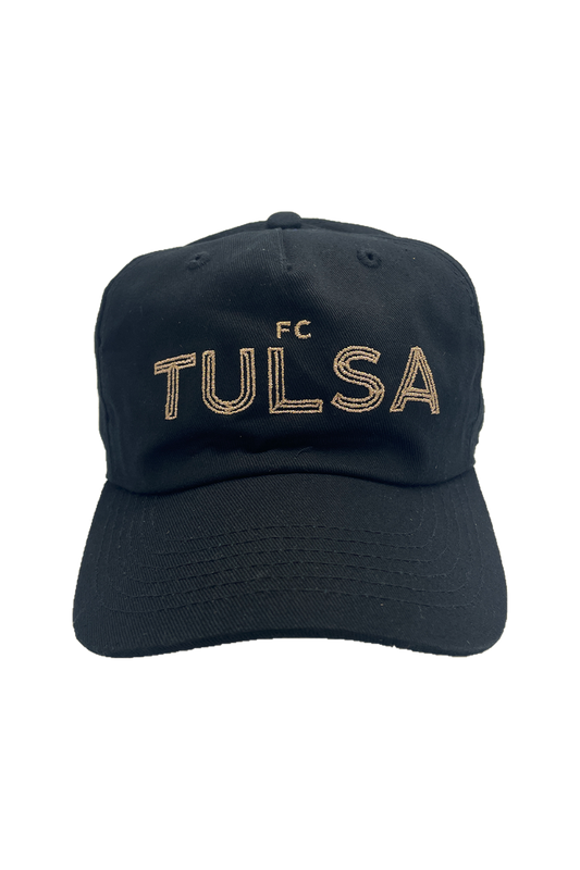 [  fc tulsa ] gold deco hat - Official League
