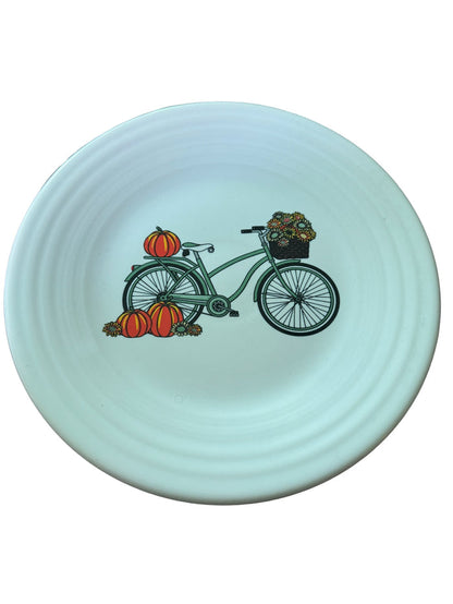 Fiesta 9” Bicycle Fall / Autumn Luncheon Plate Belk Exclusive
