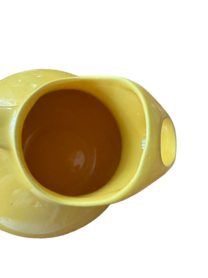 Fiesta Harlequin Ball Pitcher / Jug in Yellow