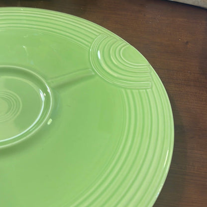 Fiesta Hostess Tray in Chartruese - Chip Dip Tray -