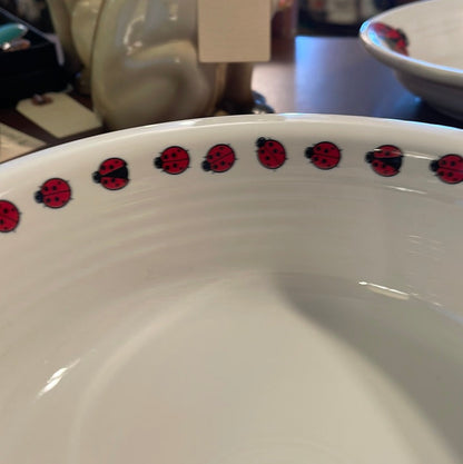 Fiesta Ladybug 8 1/2' Serving Nappy Bowl New