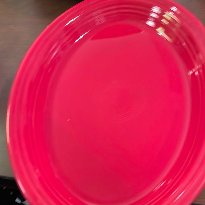 Fiesta Large Scarlet Platter 13 1/2"
