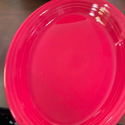Fiesta Large Scarlet Platter 13 1/2"