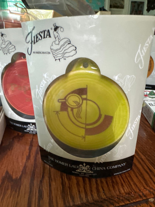 Fiesta Lemongrass HLCCA Member Logo Ornament Exclusive 2011