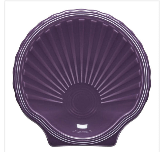 Fiesta Shell Plate in Mulberry - Coastal Collection