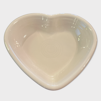 Fiesta Small Heart Bowl in White