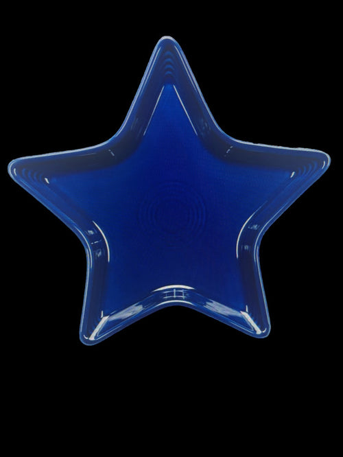 Fiesta Star Shaped Plate in Cobalt Blue
