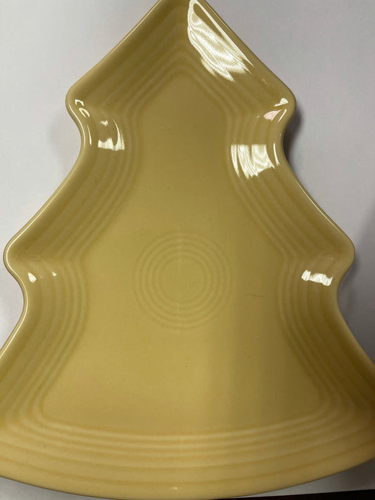 Fiesta Tree Shaped Plate in Ivory (NOP)