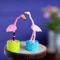 Flamingo Push Puppet