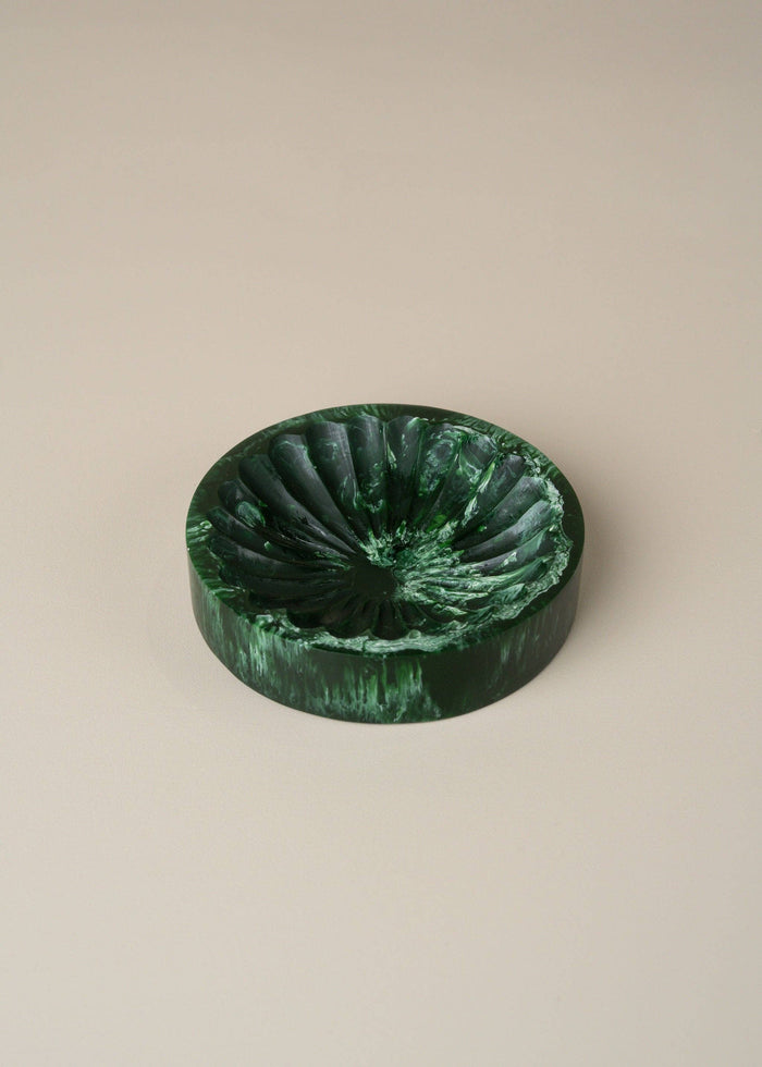 Flow Resin Dish | Dark Jade