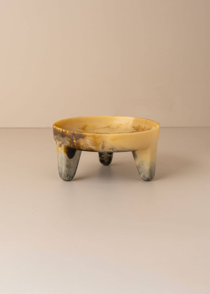 Flow Resin Structured Fruit Bowl | Iced Coffee