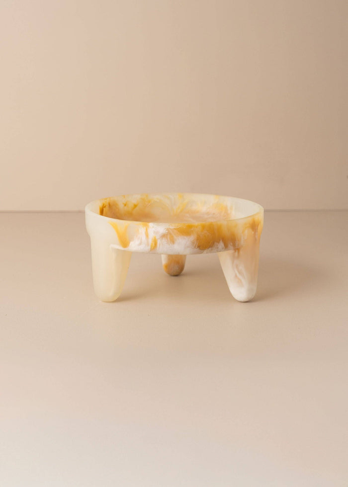 Flow Resin Structured Fruit Bowl | Shell