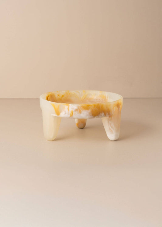 Flow Resin Structured Fruit Bowl | Shell