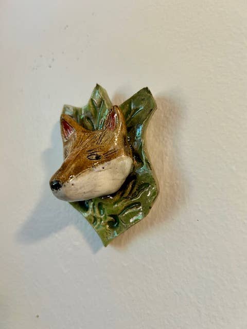 Fox on a Plaque