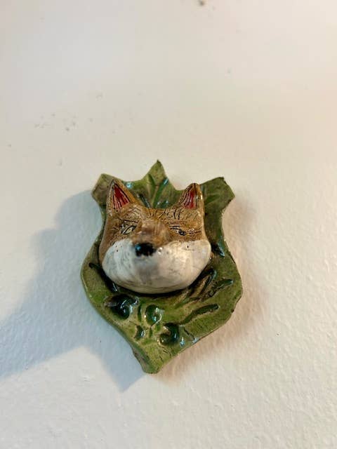 Fox on a Plaque