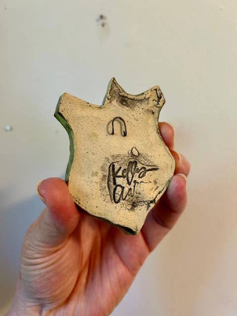 Fox on a Plaque