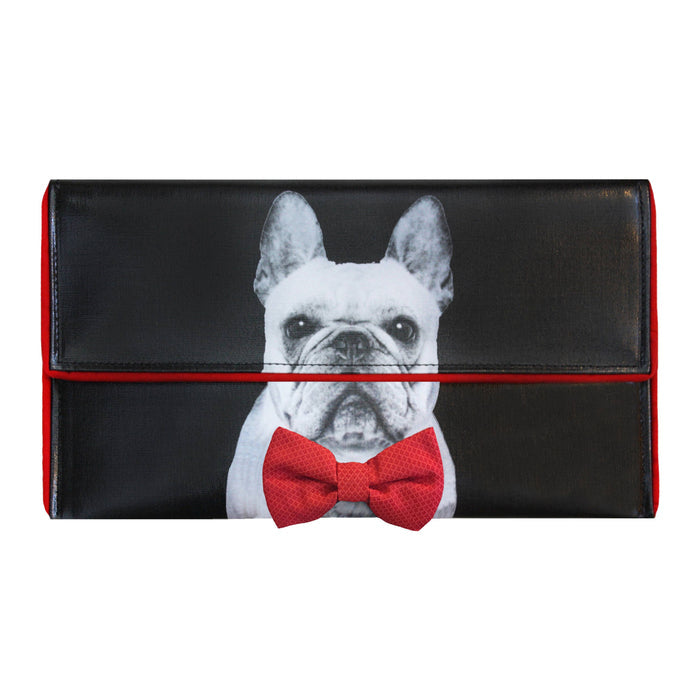 French Bulldog Crossbody Clutch Bag - Handmade in USA